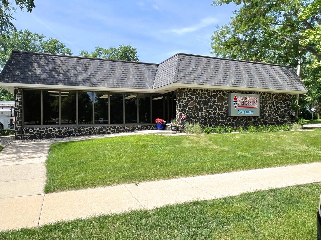 The J.C. Heating and Cooling office in Janesville